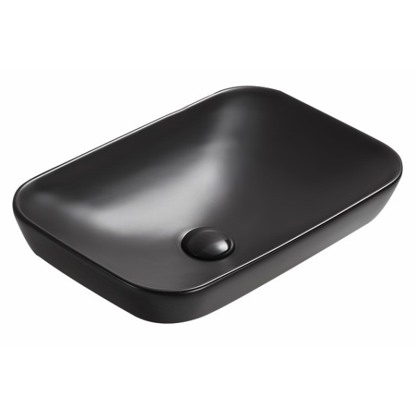 Insert Basin Matt Black Fine Ceramic - EPS-I 5134MB