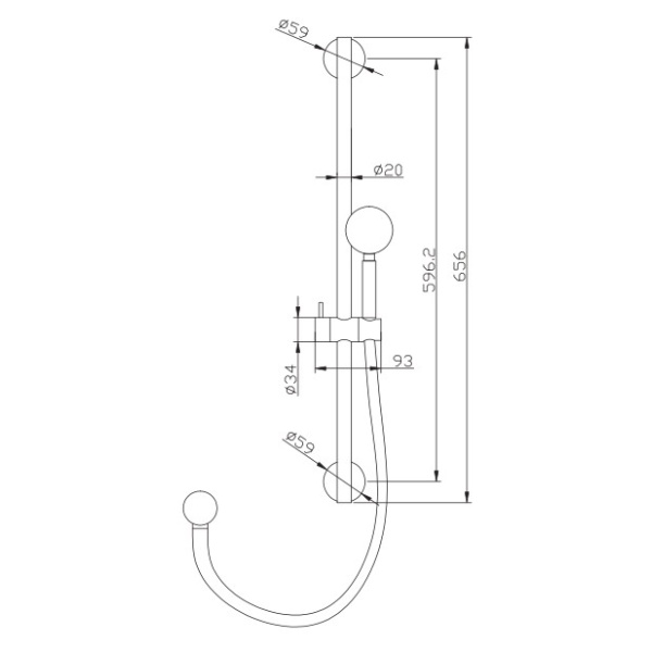 Shower Station Bath Station Matte Black  - Bshower-302 - Image 3