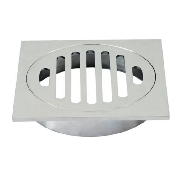 Brass twist open grate Chrome - PSF01