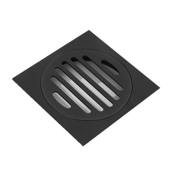 Brass twist open grate Matte Black - PSF01-B - Image 2
