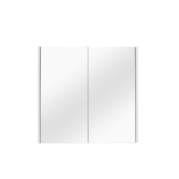 Qubist Shaving Cabinets - Wood Grain - MatteWhite-QSV900MW
