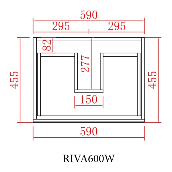 2 Drawer - RIVA600W - Image 3