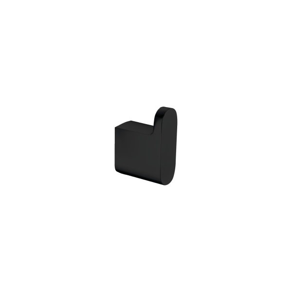 Stella Robe Hook Matt Black - SRH-B