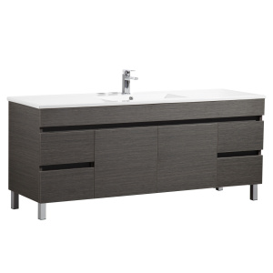 Evie Dark Brown   PVC Color Vanity 1500*460*860mm - EV154L-DB