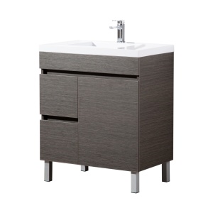 Evie Dark Brown   PVC Color Vanity 750*460*860mm - EV74LL-DB