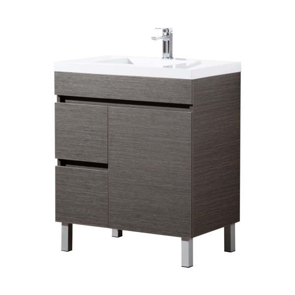 Evie Dark Brown   PVC Color Vanity 750*460*860mm - EV74LL-DB
