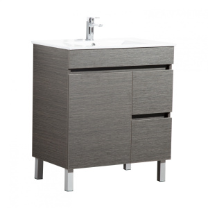 Evie Dark Brown   PVC Color Vanity 750*460*860mm - EV74RL-DB