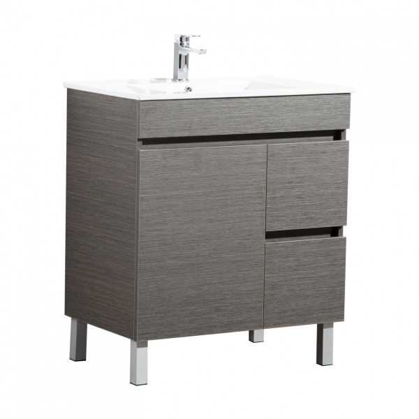 Evie Dark Brown   PVC Color Vanity 750*460*860mm - EV74RL-DB