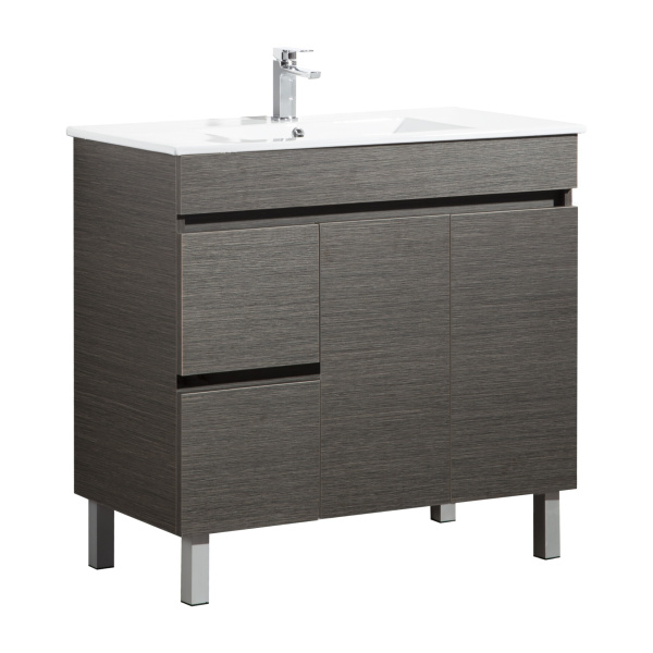 Evie Dark Brown   PVC Color Vanity 900*460*860mm - EV94LL-DB