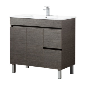 Evie Dark Brown   PVC Color Vanity 900*460*860mm - EV94RL-DB