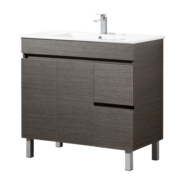 Evie Dark Brown   PVC Color Vanity 900*460*860mm - EV94RL-DB