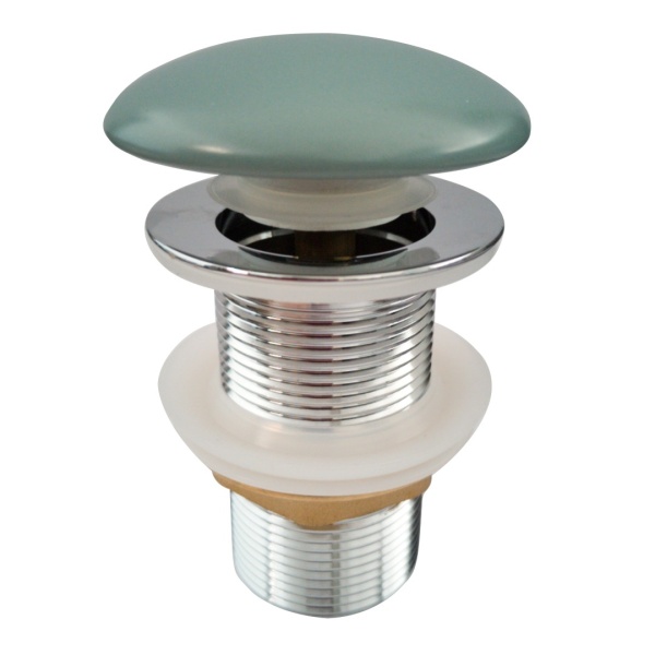 Basin Waste Matte Green ceramic pop up   - PA32NFGN