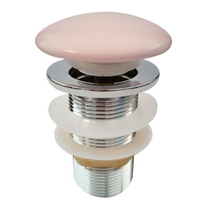 Basin Waste Matte Pink ceramic pop up   - PA32NFMP