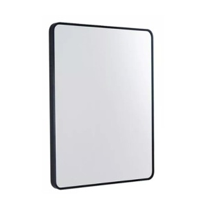 Stella Series - Matte Black Framed LED Mirror - BK-LDE81