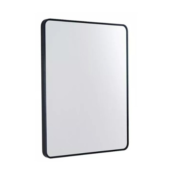 Stella Series - Matte Black Framed LED Mirror - BK-LDE81