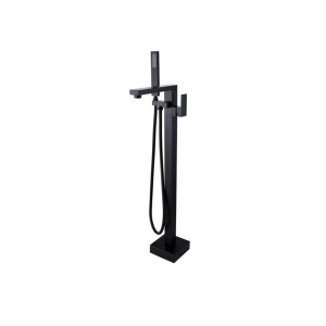 Freestanding Bath Mixer Freestanding Bath Mixer With Handheld Shower Matte Black  - OX0117.BS