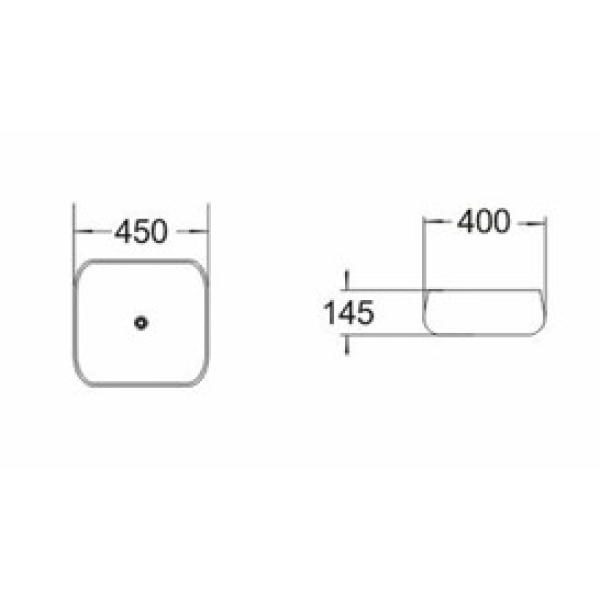 Qubix - Matt Black Fine Ceramic - PA4540MB - Image 2