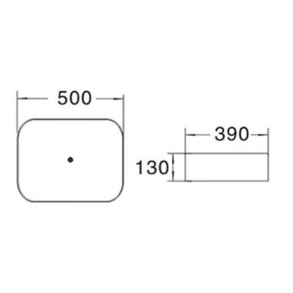 Carrara - Above Counter Basin - PA5039M2 - Image 3