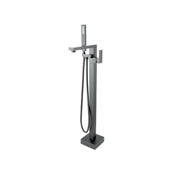 Freestanding Bath Mixer Freestanding Bath Mixer With Handheld Shower Gun Metal  - BU0117.BS