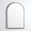 Aura Framed Mirror - Olivia Framed Arch Mirror - KAR6090F-MB