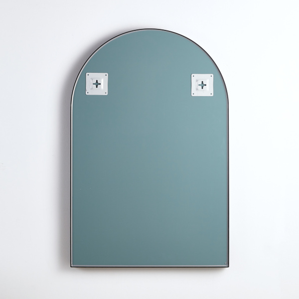 Aura Framed Mirror - Olivia Framed Arch Mirror - KAR6090F-MB - Image 3