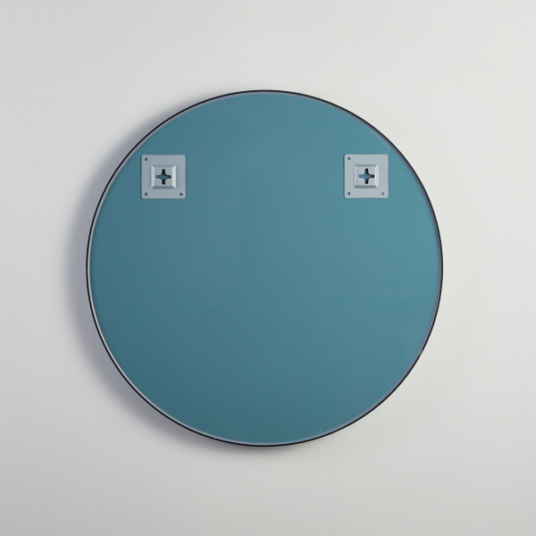 Luna Framed Mirror - Olivia Framed Round Mirror - KR700F-MB - Image 2
