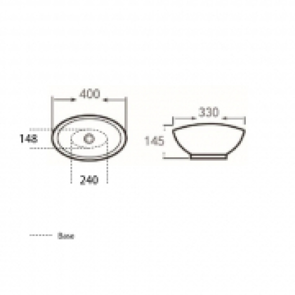 Flow - Gloss White Above Counter - PA4134 - Image 3