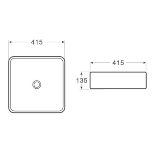 Jasper - Ultra Slim Gloss White Fine Ceramic - PA4141 - Image 2