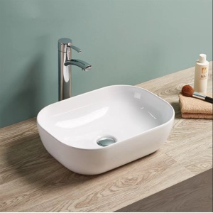 Qubix - Ultra Slim Gloss White Fine Ceramic - PA4632