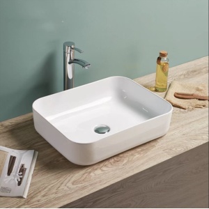 Jasper - Gloss White Fine Ceramic Basin - PA5039