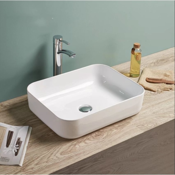 Jasper - Gloss White Fine Ceramic Basin - PA5039