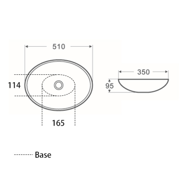 Flow - Gloss White Above Counter - PA5135 - Image 2