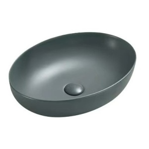 Oria - Dark Matte Grey Fine Ceramic Basin - PA5239GMG