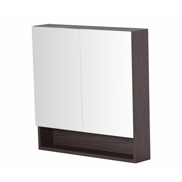 Stella Walnut  Shaving Cabinet 750*750*155 mm - WALNUT-SV750