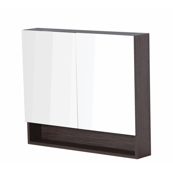 Stella Walnut  Shaving Cabinet 900*750*155 mm - WALNUT-SV900