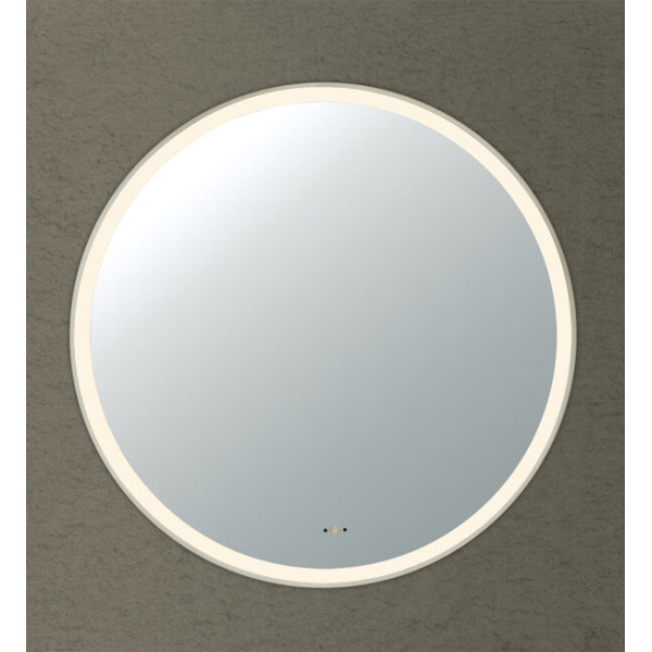 Luna Iron Framed LED Mirror - LFM600R-BN - Image 2