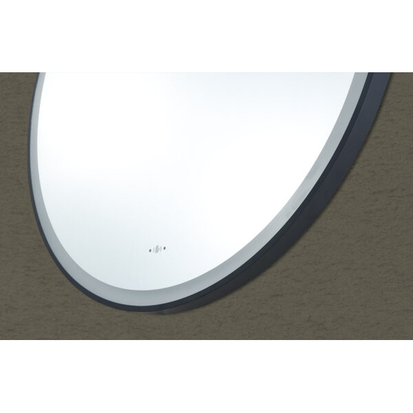 Luna Iron Framed LED Mirror - LFM800R-MB - Image 4