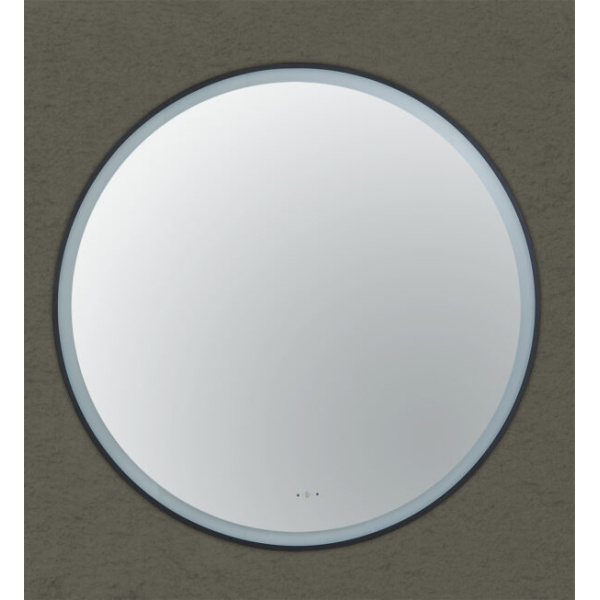 Luna Iron Framed LED Mirror - LFM800R-MB - Image 2