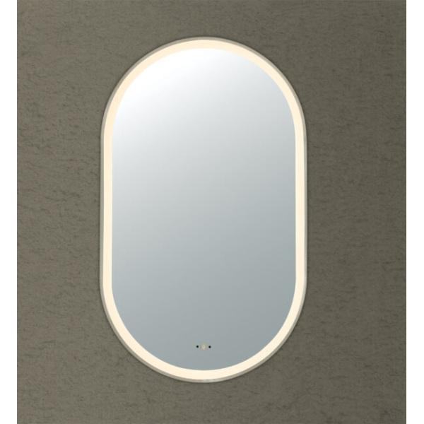 Olivia Iron Framed LED Mirror - LFMOV4590-GM - Image 2