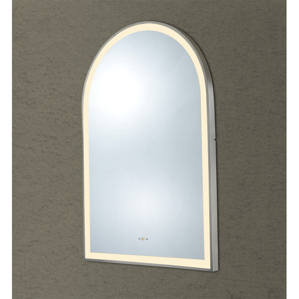 Aura Iron Framed LED Mirror - LFMAR6090-GM