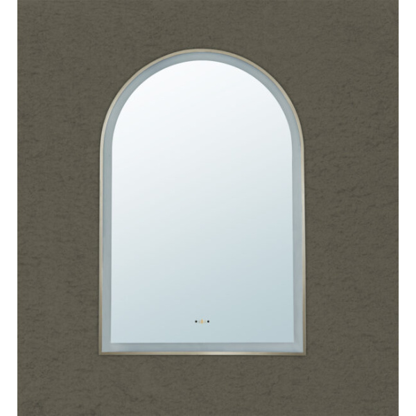 Aura Iron Framed LED Mirror - LFMAR6090-BN - Image 2