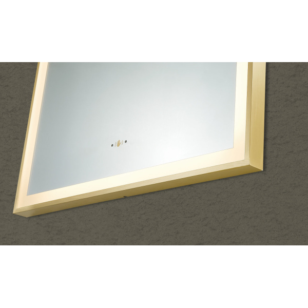 Aura Iron Framed LED Mirror - LFMAR6090-BG - Image 4