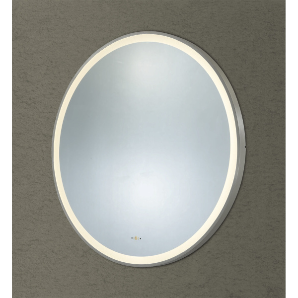 Luna Iron Framed LED Mirror - LFM800R-GM