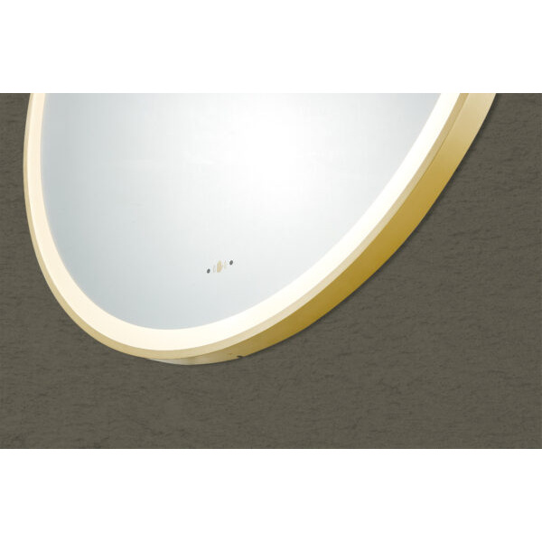 Luna Iron Framed LED Mirror - LFM800R-BG - Image 4