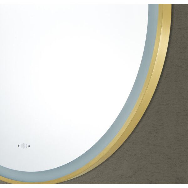 Luna Iron Framed LED Mirror - LFM800R-BG - Image 3