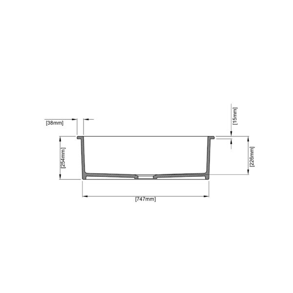 Camden Fireclay Sink - FCS810MB - Image 7