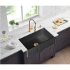 Greenwich Fireclay Farmhouse Sink - FCS828MB
