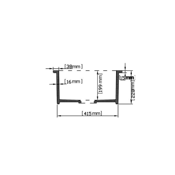 Camden Fireclay Sink - FCSR470GW - Image 3