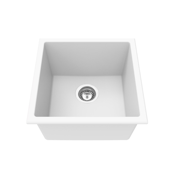 Quartz Top/Undermount Kitchen Sink - QKS4343-MW