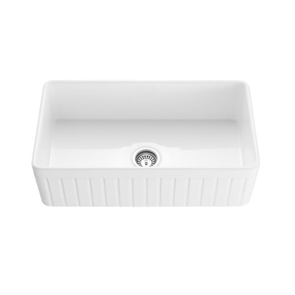 Greenwich Fireclay Farmhouse Sink - FCS828GW - Image 5